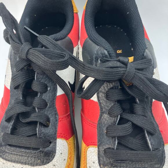 Nike Air Force 1 Low What The‎ Multi-Color Youth 4.5Y AQ4211-100 Cracked Leather - Picture 10 of 11